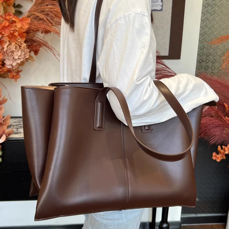 Office Lady Daily Commuter Shoulder Bag Feminina