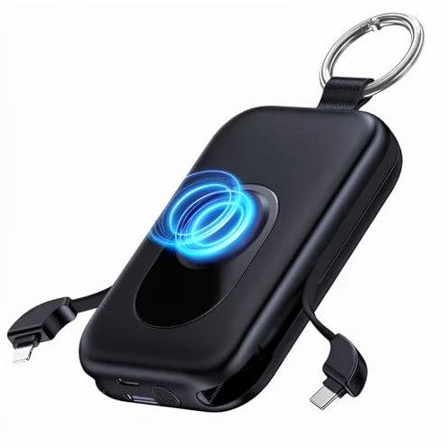 Fast Charging Rechargeable Built-in Cables Powerbanks for iPhone 16/15/14 and Watch