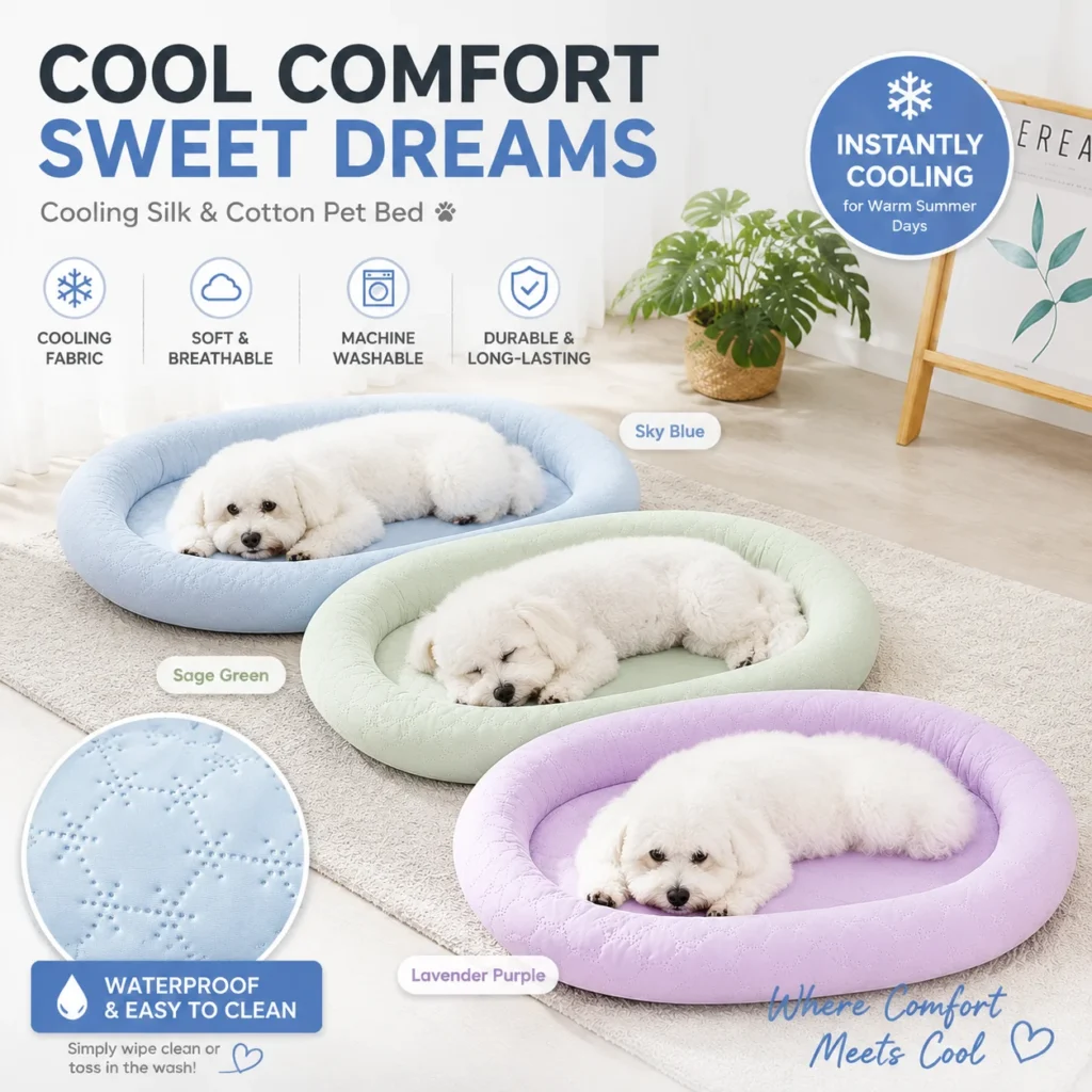 Soft & Cooling Pet Bed