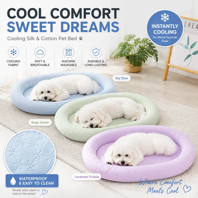 Soft & Cooling Pet Bed