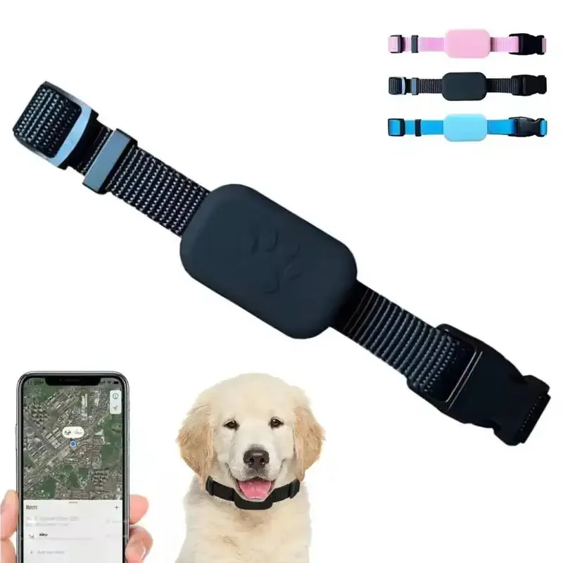 New Waterproof Pet GPS Tracker Pet Locator with Adjustable Dog Collar  Anti Lost Tracker for iOS/Android Remote Global Locator