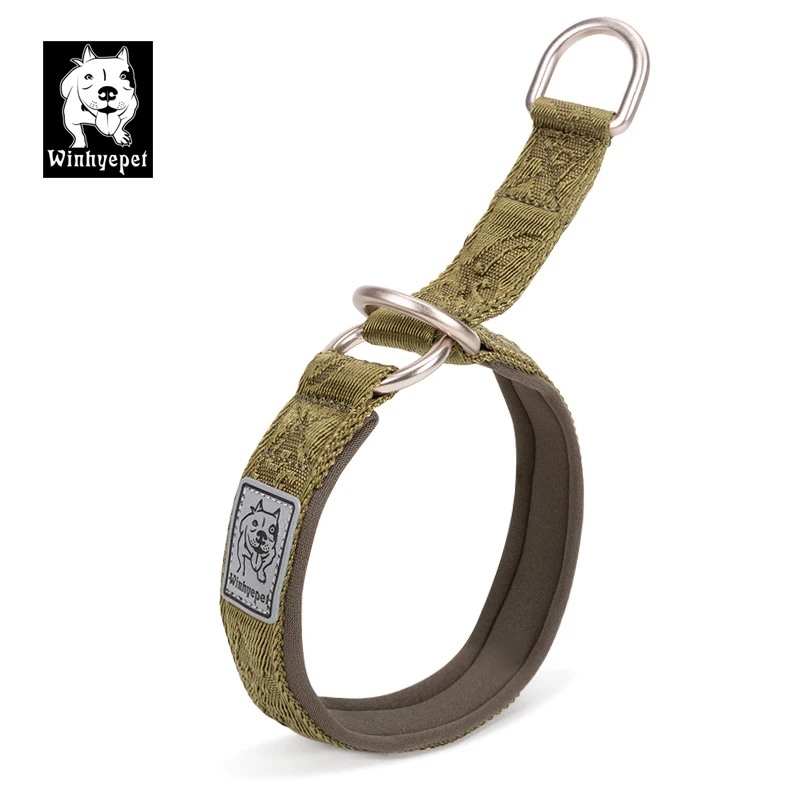 Winhyepet Pet Dog Collar P-chain No Pull Walking - Image 9