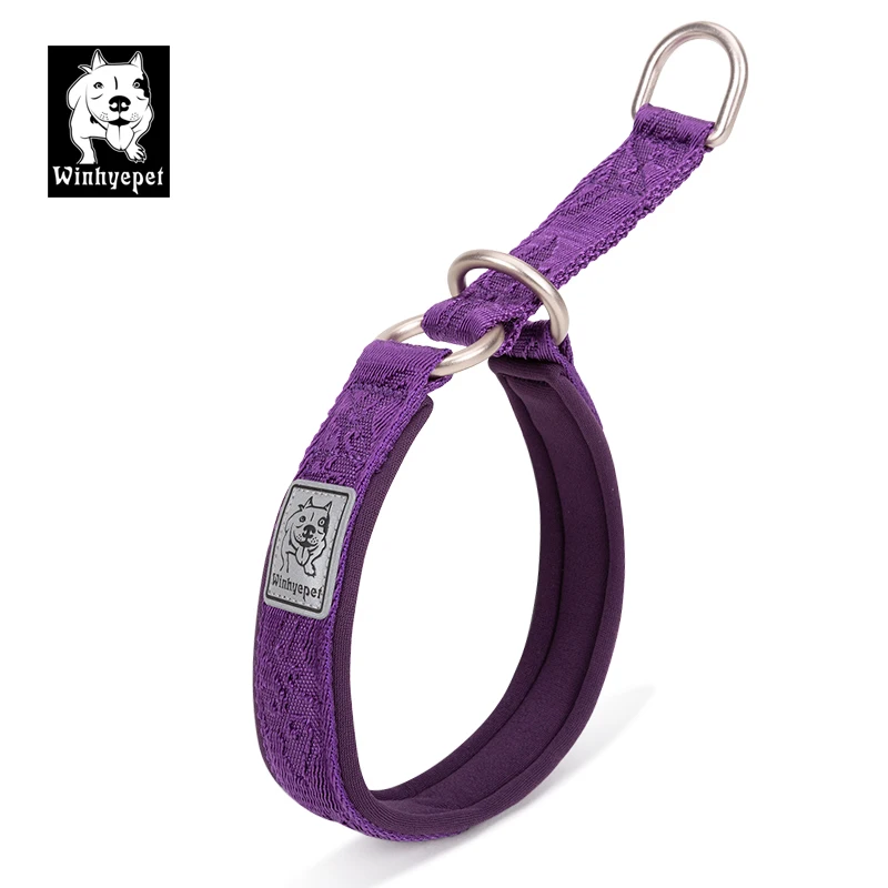 Winhyepet Pet Dog Collar P-chain No Pull Walking - Image 8