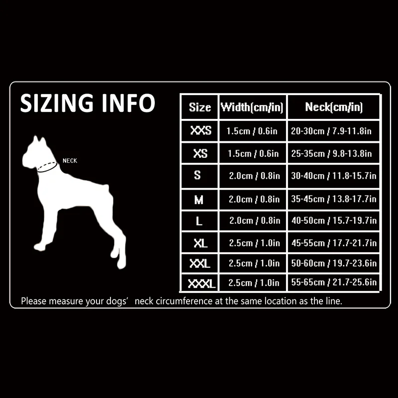Winhyepet Pet Dog Collar P-chain No Pull Walking - Image 6