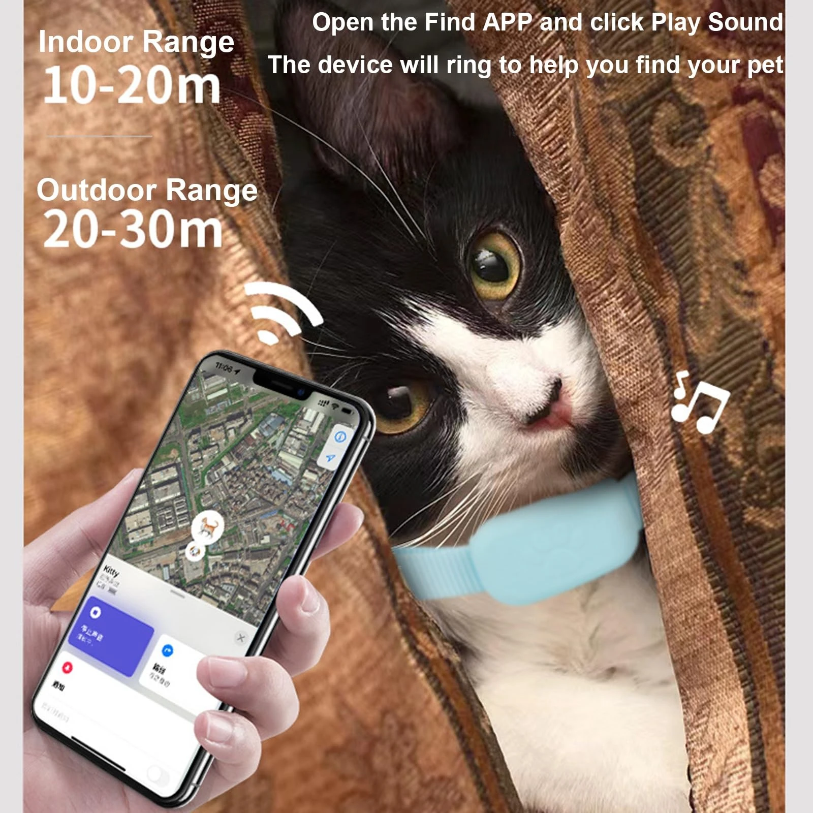 Waterproof Mini Dog Gps Animal Tracking Movement Alert Collars - Image 4