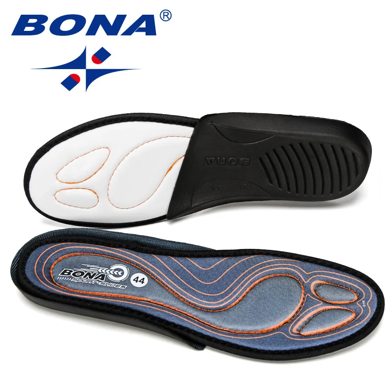 Bona Men and Woman General Sneaker Pad High-Quality Cushion Shock Relief Breathable Comfortable Foot Pain-Relieving Insole
